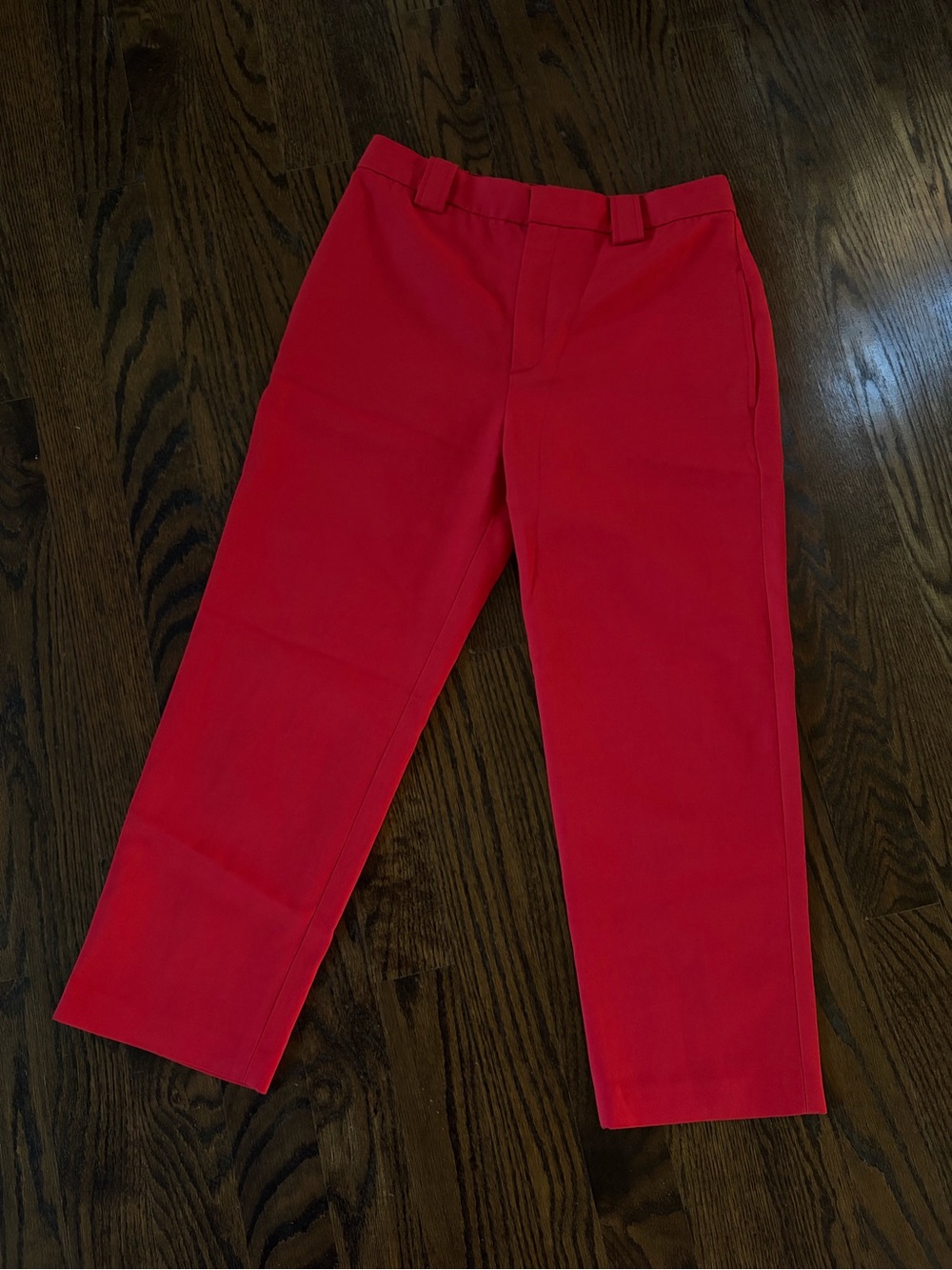 A.L.C. Red Cropped  Pants Sz. 10 - Picture 3 of 12